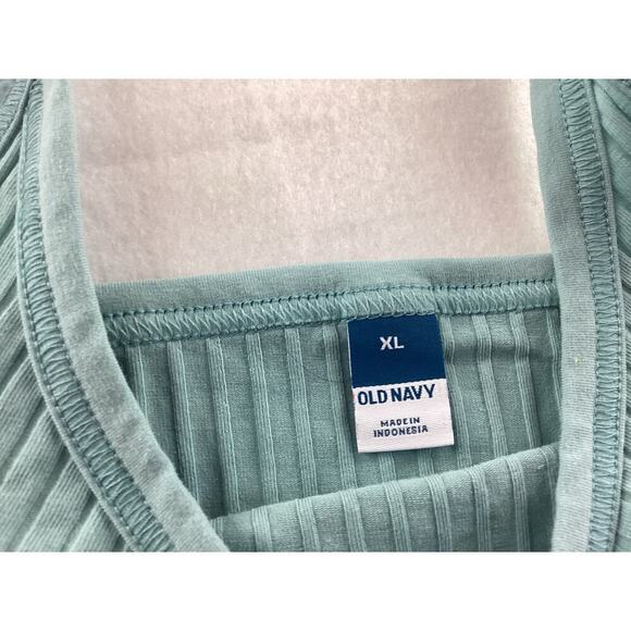 Old Navy Seafoam Ribbed Tank Top *New* sz XL - Picture 2 of 3